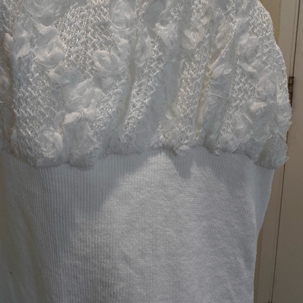 Promesa White Lace Party Dress - Picture 5 of 6